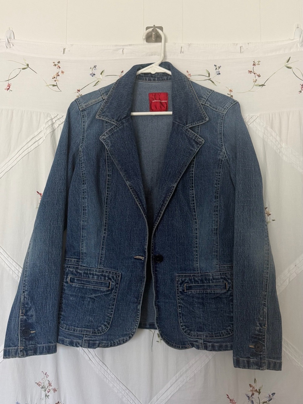 Denim Blazer Jacket - Blue